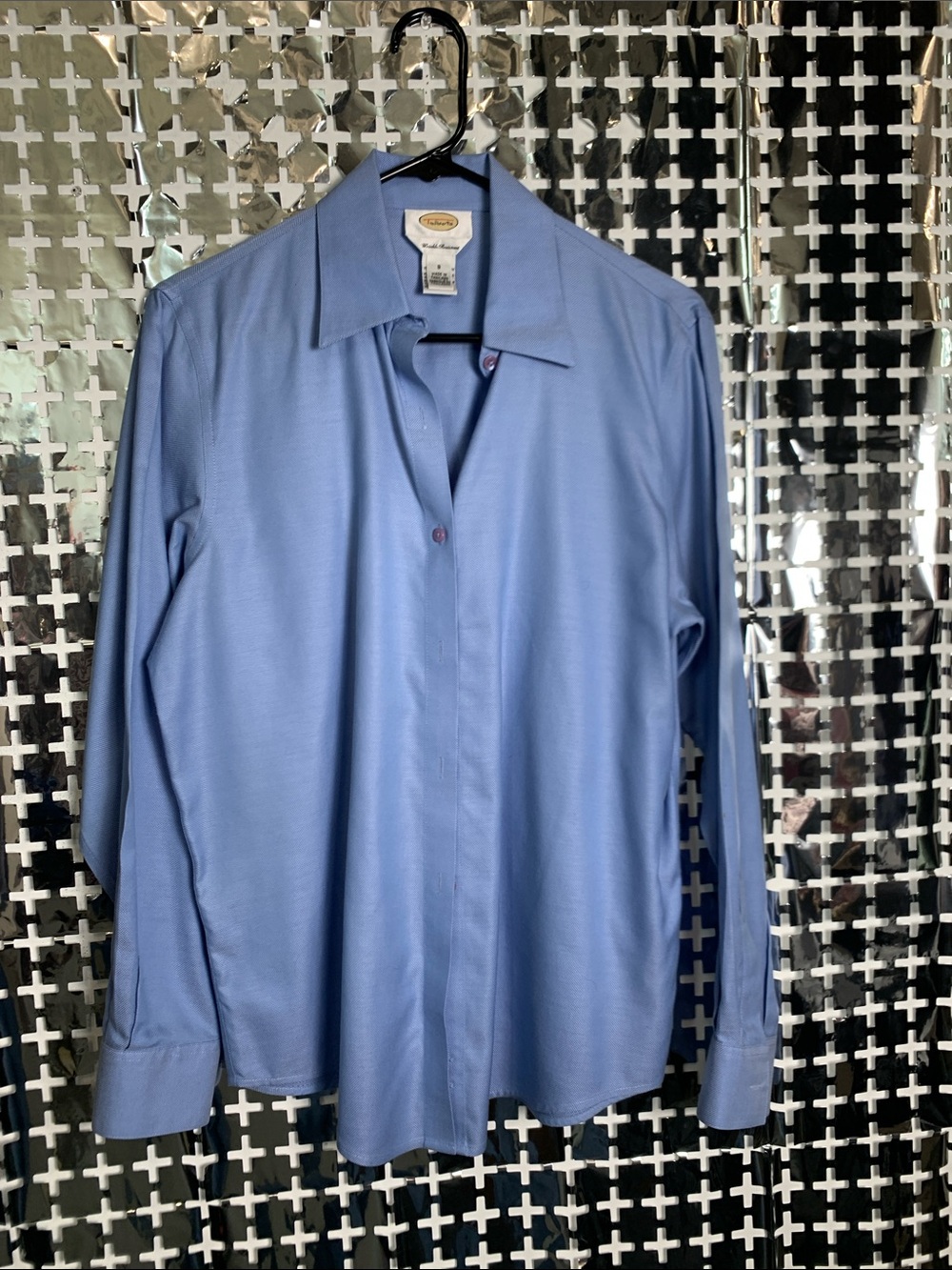 Talbots Men's Steel Blue Dress Shirt
